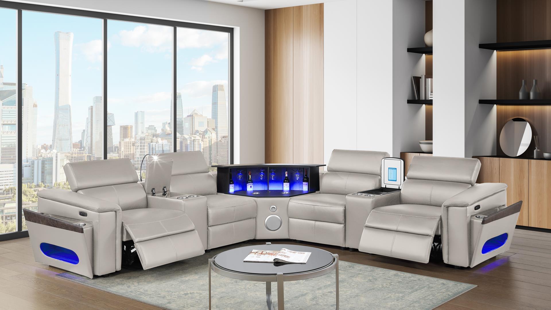 STARGATE Sectional with 2 Consoles