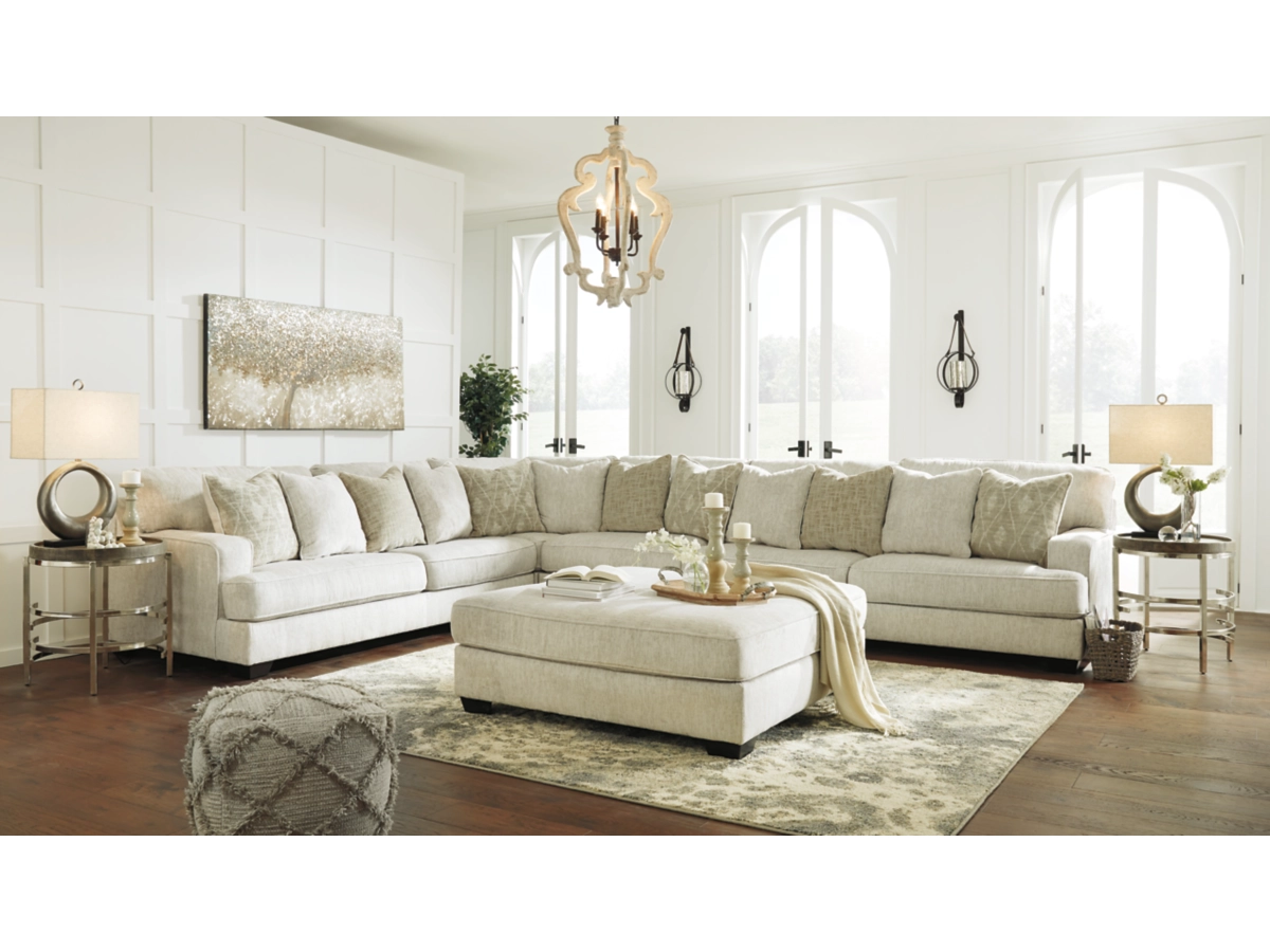 Rawcliffe 5-Piece Sectional with Ottoman